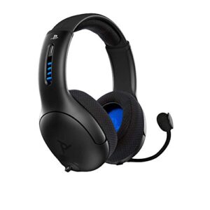 PDP Gaming LVL50 Wireless Stereo Headset With Noise Cancelling Microphone: Black - PS5/PS4