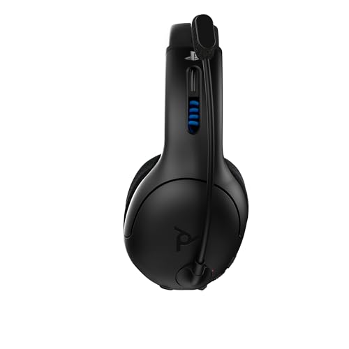 PDP Gaming LVL50 Wireless Stereo Headset With Noise Cancelling Microphone: Black - PS5/PS4