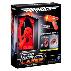 Air Hogs, Zero Gravity Laser, Laser-Guided Wall Racer, Wall Climbing Race Car, Red