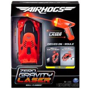 Air Hogs, Zero Gravity Laser, Laser-Guided Wall Racer, Wall Climbing Race Car, Red