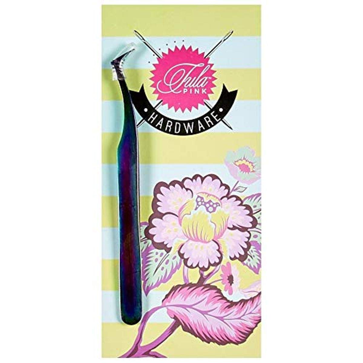 Tula Pink 4.5" Swiss Style Tweezer