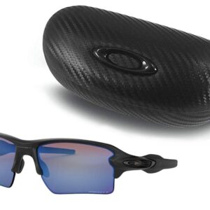 Oakley Prizm Deep H2O Polarized (Matte Black) with Oakley Carbonfiber Ellipse O Case Sunglasses