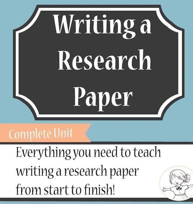 Writing a Research Paper - Complete Unit