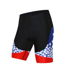 men's cycling shorts mtb bicycle riding half pants 4d gel padded biking clothes cycle bike wear tights usa red blue size xl