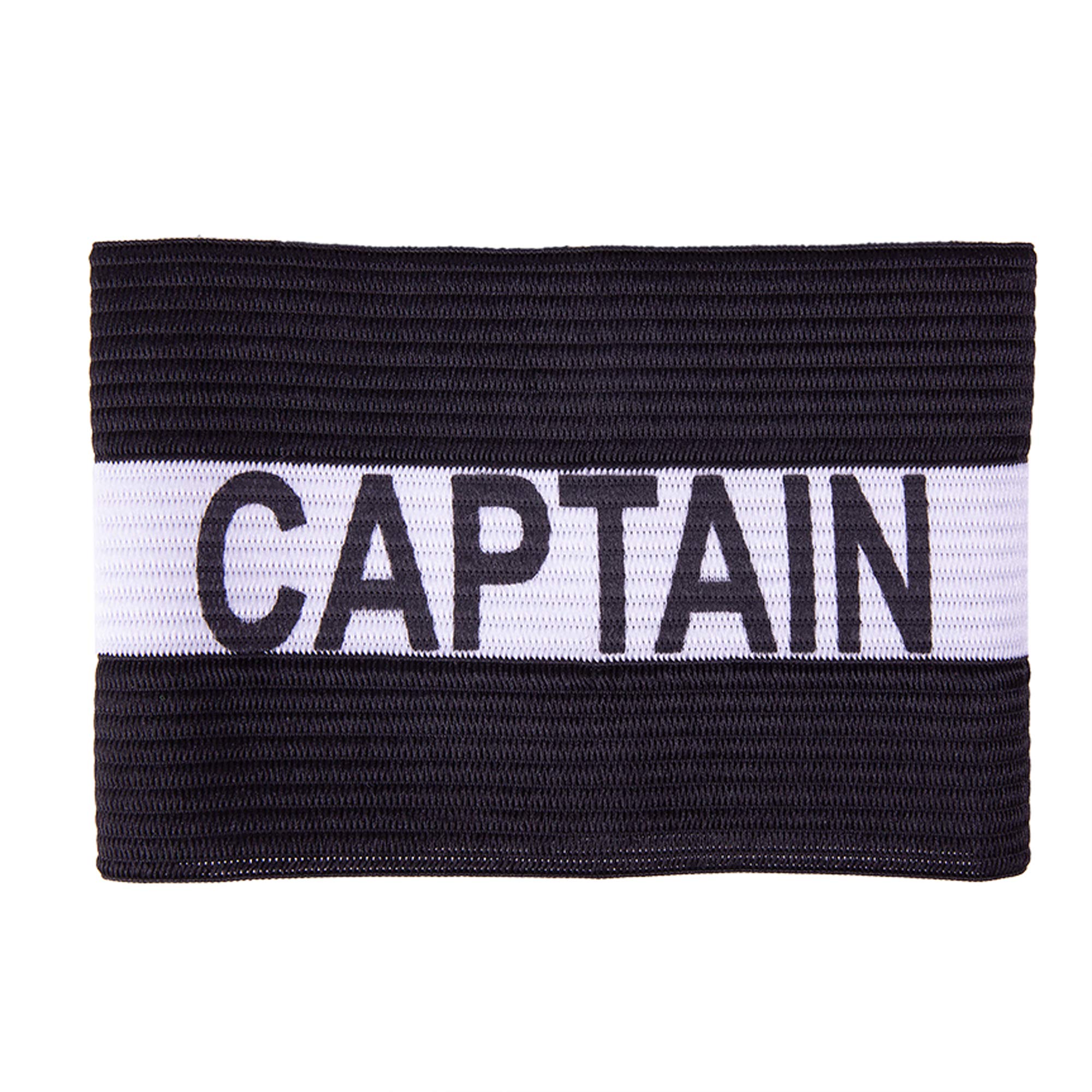 Crown Sporting Goods Captain Armband | Adult Team Sports Athletic Accessory | One-Size Elastic Player Band for College, Intramural, Recreational, Indoor & Outdoor, Soccer & Basketball (Black)