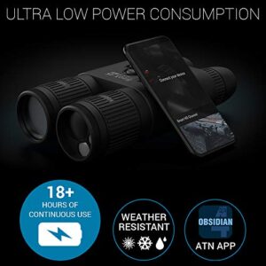 ATN Binox 4K Day&Night Smart Binoculars, Black, 4-16X