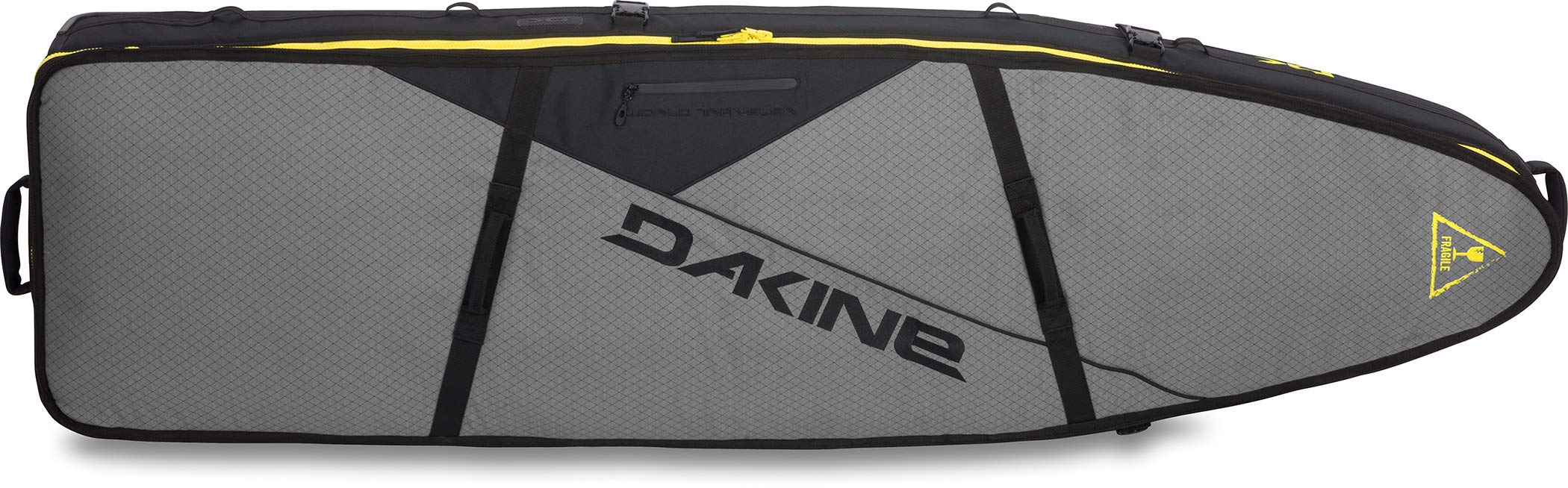 Dakine World Traveler Surfboard Bag Quad - Carbon, 7FT6IN