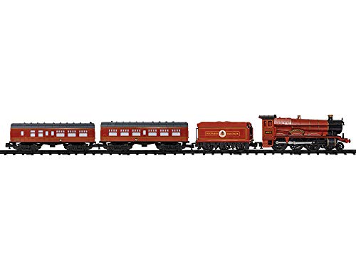 Lionel Battery-Operated Hogwarts Express Toy Train Set with Locomotive, Train Cars, Track & Remote with Authentic Train Sounds, & Lights for Kids 4+