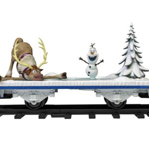 Lionel Disney's Frozen Ready-to-Play Set, Battery-Powered Model Train Set with Remote