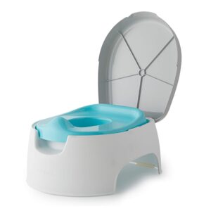 summer infant step up seat and stepstool for potty training and beyond, easy to empty and clean, space saving 2-in-1 solution