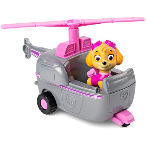 Paw Patrol, Skye’s Helicopter Vehicle with Collectible Figure, for Kids Aged 3 and Up