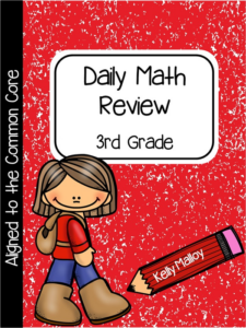 daily math review - third grade - spiral math review