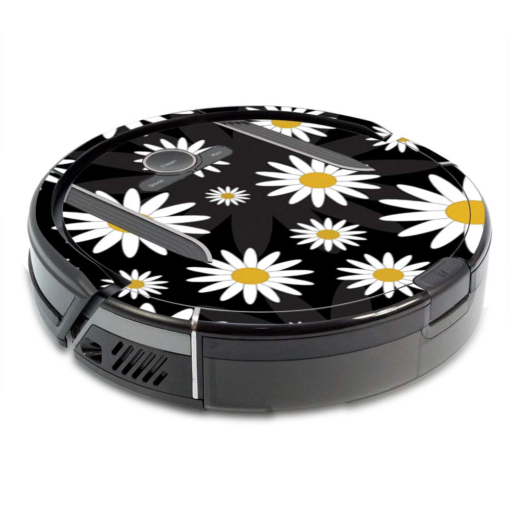 MightySkins Skin Compatible with Shark Ion Robot R85 Vacuum Minimum Coverage - Daisies | Protective, Durable, and Unique Vinyl wrap cover | Easy to Apply, Remove, and Change Styles | Made in The USA