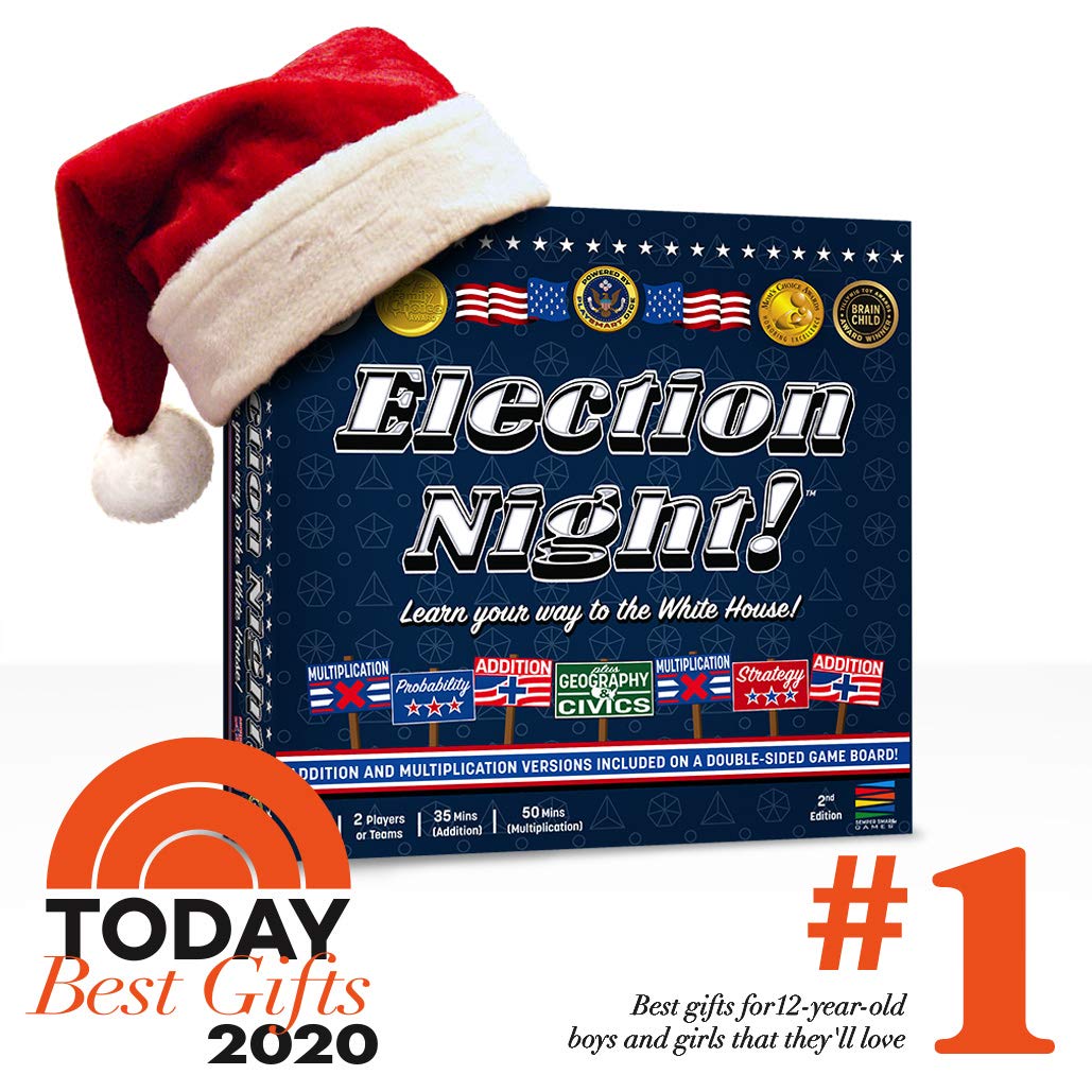 Election Night! A Super Fun Way to Learn Essential Math, Geography and Civics While Strategizing Your Way to The White House. Updated Electoral College Game Board for 2024!