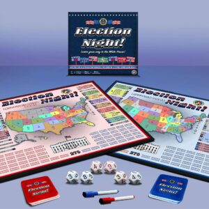 Election Night! A Super Fun Way to Learn Essential Math, Geography and Civics While Strategizing Your Way to The White House. Updated Electoral College Game Board for 2024!