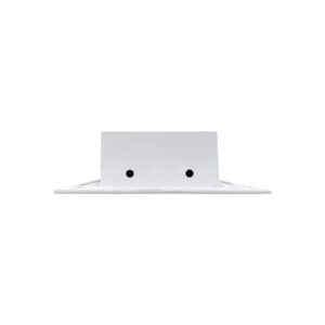 BUILDMART - 14x4 Modern AC Vent Cover - Decorative White Air Vent - Standard Linear Slot Diffuser - Register Grille for Ceiling, Walls & Floors - Texas Buildmart