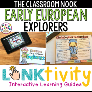 early european explorers linktivity interactive digital learning guide {google classroom compatible}