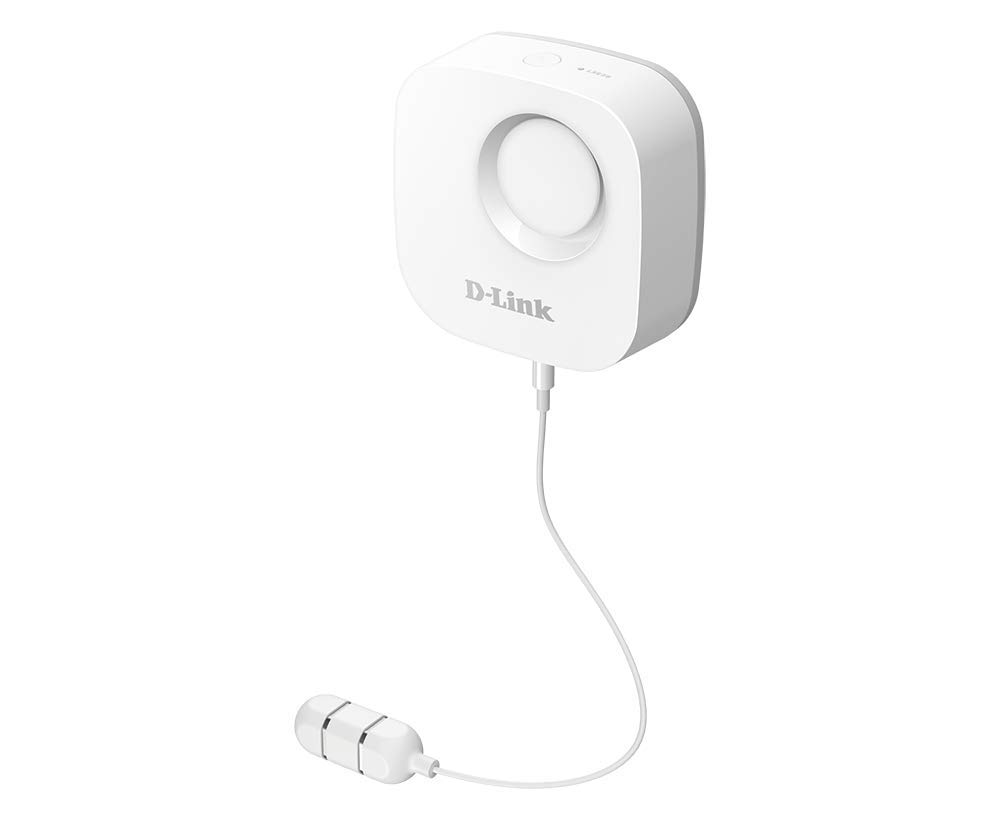 D-Link Wi-Fi Water Leak Sensor and Alarm, App Notifications, Battery Powered, No Hub Required (DCH-S161-US)