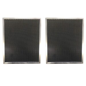 replacement carbon pre/post filter- 10-1/2 x 19-1/4 x 7/16 - compatible with emerson/white-rodgers/electro-air models sst1600, 16c26s-010, 16c27s-010, ust 16c28s-010, acm1600 - (2-pack)