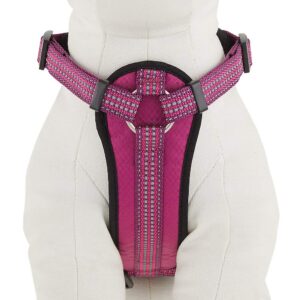 Dog Harness Kong Reflective Pocket Large Pink