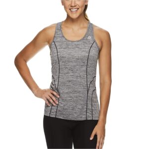 Reebok Womens Racerback Tank Top, Black, Small