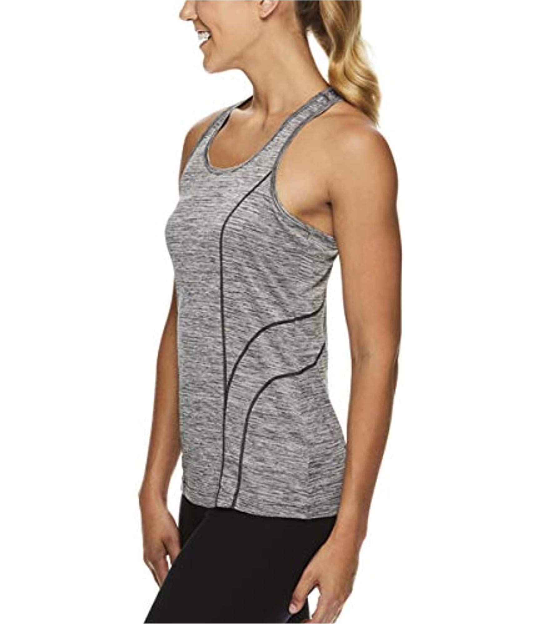 Reebok Womens Racerback Tank Top, Black, Small