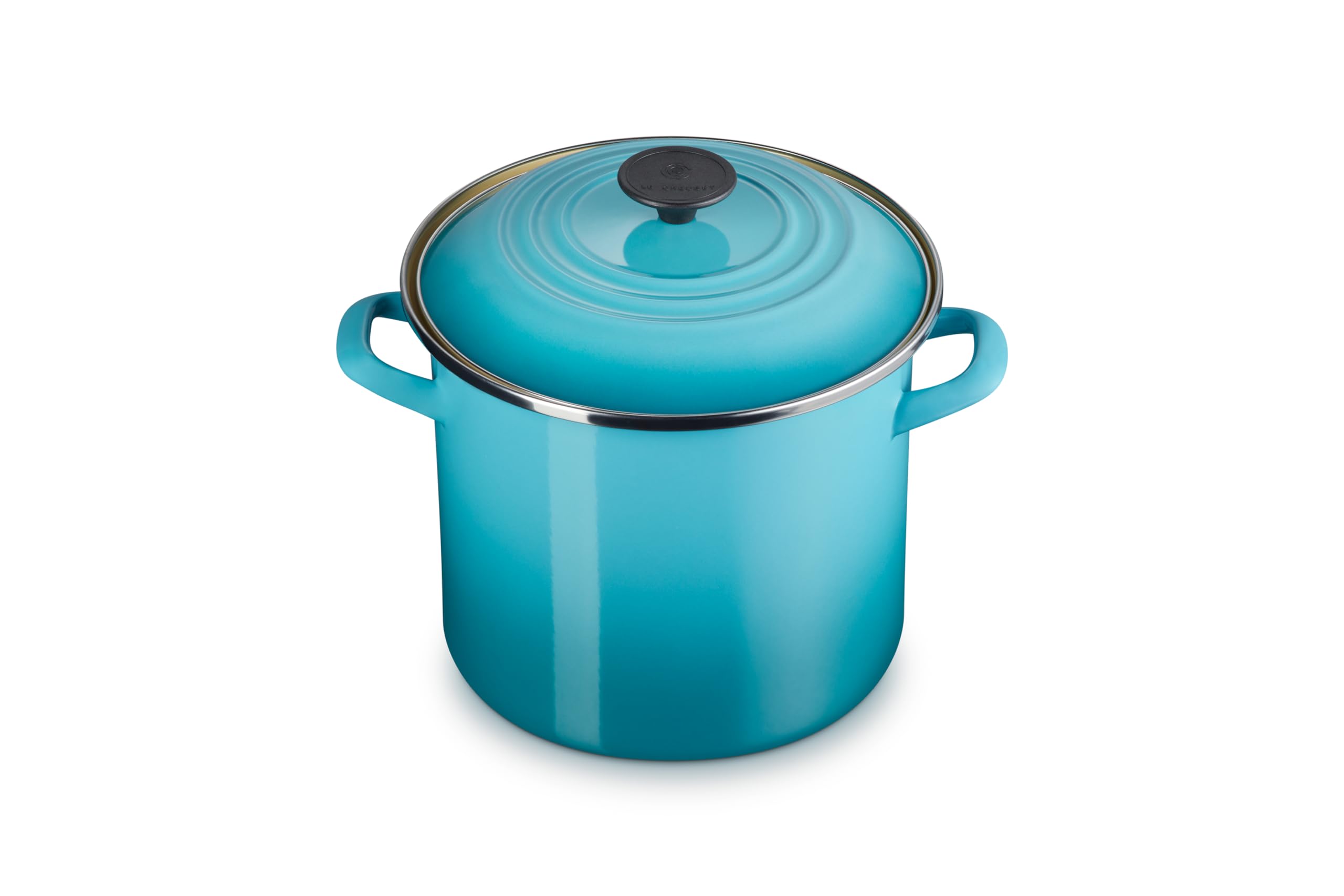 Le Creuset Enamel On Steel Stockpot, 8 qt., Caribbean