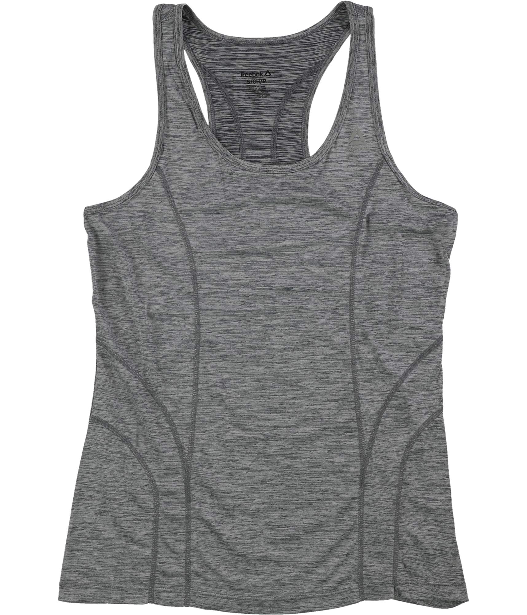 Reebok Womens Racerback Tank Top, Grey, Large