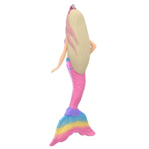 Hallmark Keepsake Christmas Ornament 2019 Year Dated Barbie, Rainbow Lights Mermaid