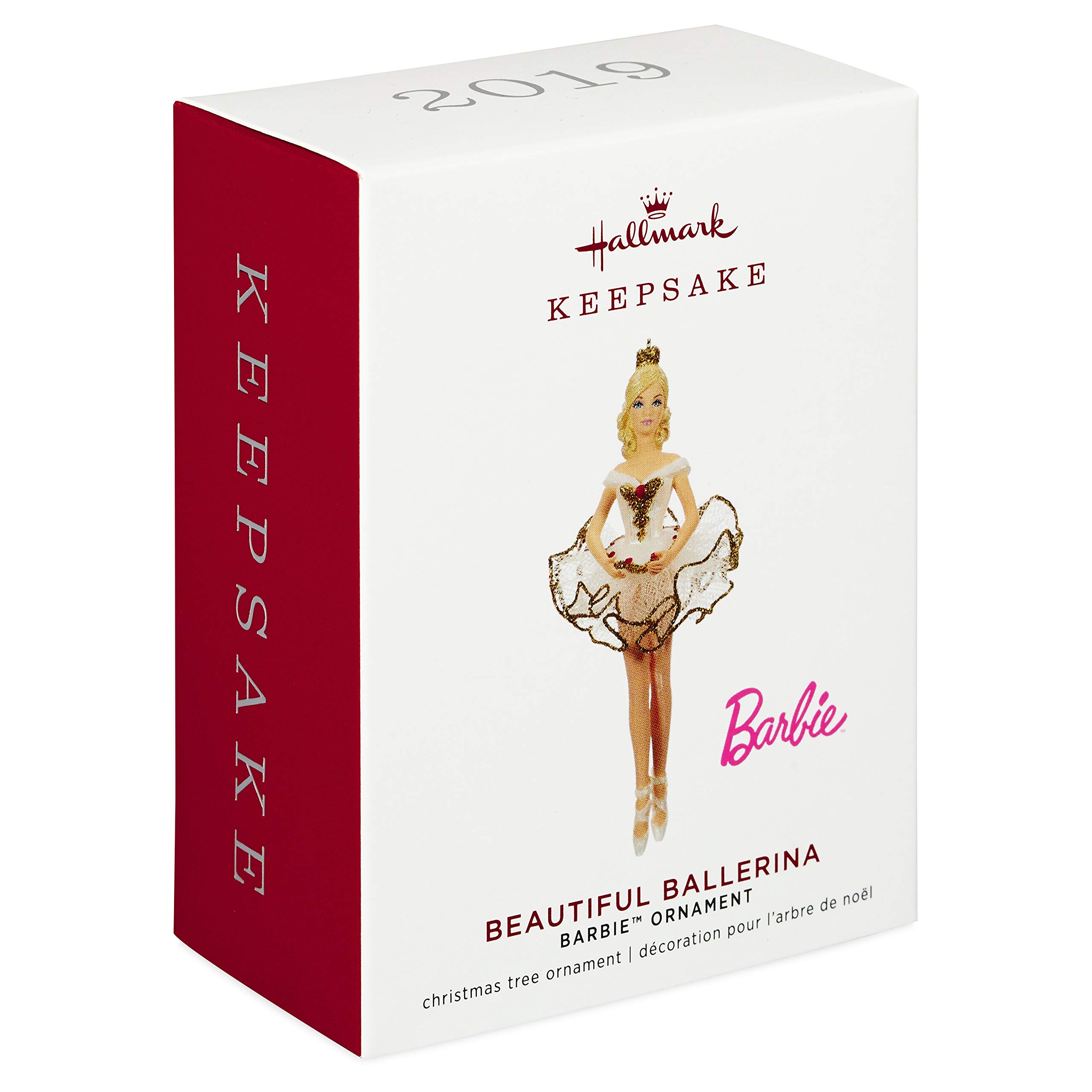 Hallmark Keepsake Christmas 2019 Year Dated Barbie Beautiful Ballerina Ornament