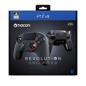 nacon controller esports revolution unlimited pro v3 ps4 playstation 4 / pc - wireless/wired - nacon-311608