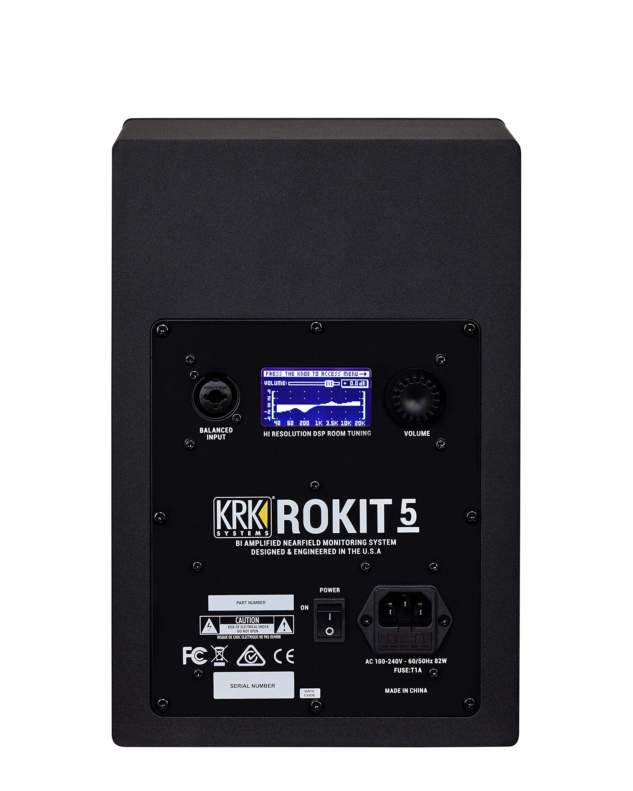 KRK RP5 Rokit G4 Studio Monitor, Black (RP5G4-NA)