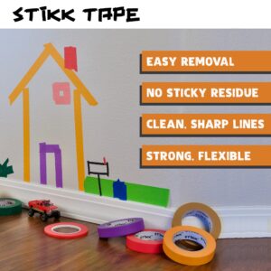 STIKK Painters Tape - 1pk Orange Painter Tape - 2 inch x 60 Yards - Paint Tape for Painting, Edges, Trim, Ceilings - Masking Tape for DIY Paint Projects - Residue-Free Painting Tape