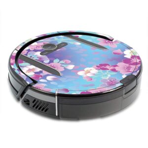 mightyskins skin compatible with shark ion robot r85 vacuum minimum coverage - in bloom | protective, durable, and unique vinyl wrap cover | easy to apply, remove, and change styles | made in the usa