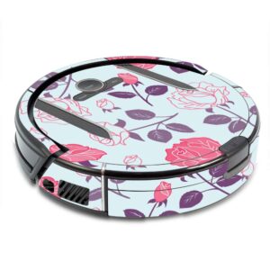 mightyskins skin compatible with shark ion robot r85 vacuum - vintage floral | protective, durable, and unique vinyl decal wrap cover | easy to apply, remove, and change styles | made in the usa