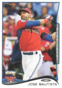 2014 topps update baseball #us-173 jose bautista