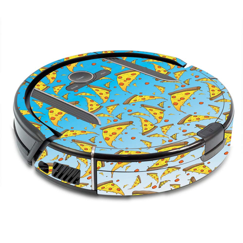 MightySkins Skin Compatible with Shark Ion Robot R85 Vacuum - Raining Pizza | Protective, Durable, and Unique Vinyl Decal wrap Cover | Easy to Apply, Remove, and Change Styles | Made in The USA