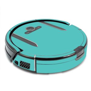 mightyskins skin compatible with shark ion robot r85 vacuum - solid turquoise | protective, durable, and unique vinyl decal wrap cover | easy to apply, remove, and change styles | made in the usa