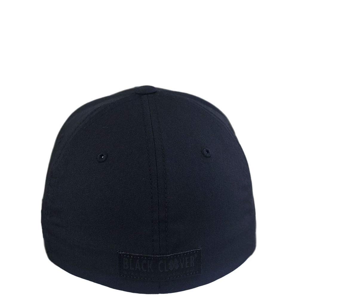 Black Clover Sharp Luck Flex Stretch Fitted Cap Black