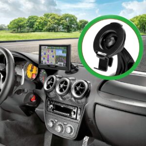 Ramtech Universal GPS Cradle Bracket Clip Mount Compatible with Garmin Drive 60LM 60LMT 61 LM 61 LMT-S, 6 LM EX, DriveSmart 60LMT 61 61LMT-S, 65 & Traffic, 65 with Amazon Alexa, 66, CBR