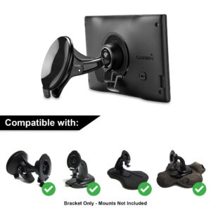 Ramtech Universal GPS Cradle Bracket Clip Mount Compatible with Garmin Drive 60LM 60LMT 61 LM 61 LMT-S, 6 LM EX, DriveSmart 60LMT 61 61LMT-S, 65 & Traffic, 65 with Amazon Alexa, 66, CBR