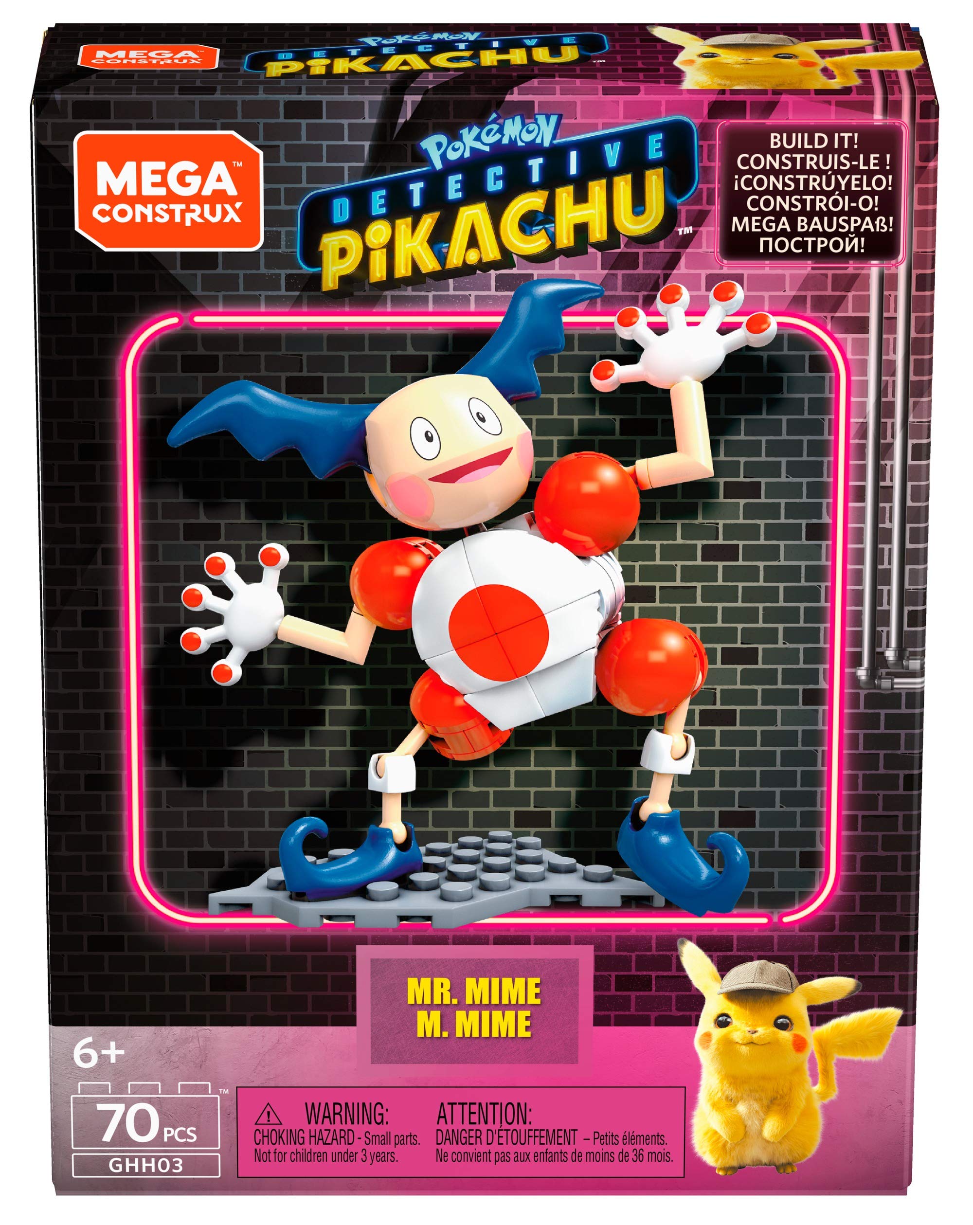 Mega Construx Pokemon Detective Pikachu Mr. Mime