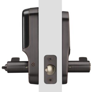 Yale Assure Lever, Touchscreen Keypad Door Lever (for Doors with no deadbolt) - Keyless Entry with pin Code Unlocking and one-Touch or Auto-Locking - Oil Rubbed Bronze