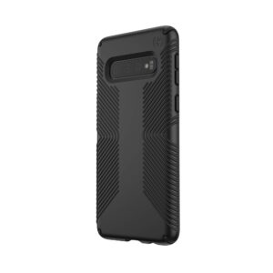 Speck Presidio Grip Samsung Galaxy S10 Case, Black/Black