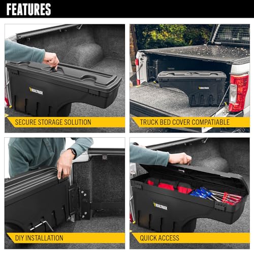 UnderCover Swingcase Truck Bed Storage Box | SC206P | Fits 2019 - 2023 Ford Ranger Passenger Side