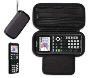 casesack graphing calculator case for texas instruments ti84 plus, ti84, ti83, ti89, ti-nspire cxii/ti nspire cx cas/ti nspire cx, stationary mesh pocket, pen/pencil holder