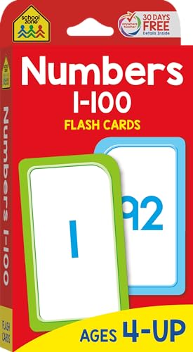 School Zone Get Ready for School Flash Cards: Learn the Alphabet & Numbers Combo Pack, Preschool, Kindergarten, ABCs, Uppercase and Lowercase Letters, Numbers, Counting, and More