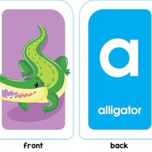 School Zone Get Ready for School Flash Cards: Learn the Alphabet & Numbers Combo Pack, Preschool, Kindergarten, ABCs, Uppercase and Lowercase Letters, Numbers, Counting, and More