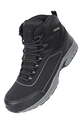 Mountain Warehouse Ramble Mens Waterproof Softshell Walking Boots Charcoal 9 M US Men