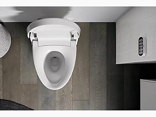 Kohler K-5401-PA-0 Veil Comfort Height Skirted One-Piece Elongated Dual-Flush Intelligent toilet, White